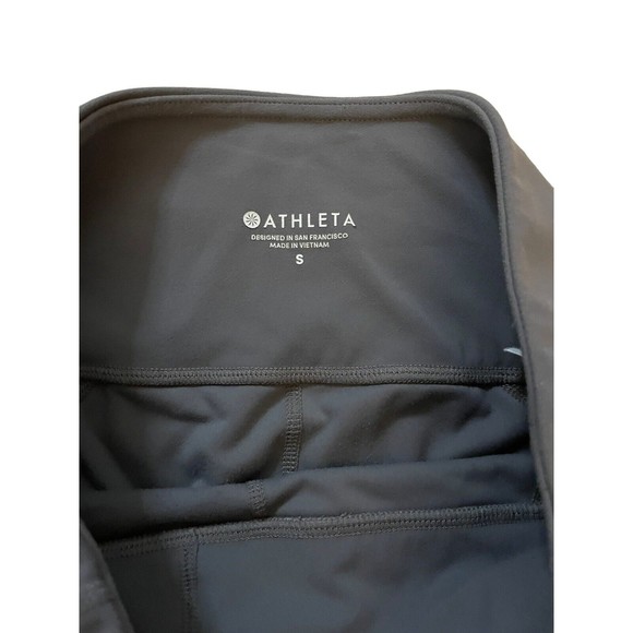 Athleta Women's Salutation Leggings Colorblock High Waist 281493 Gray White Sz S - Picture 6 of 7